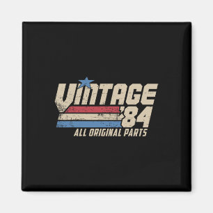 Vintage 84 Retro 41. Geburtstag Top Für Männer 198 Magnet