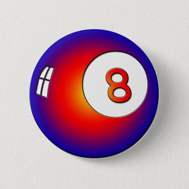 Vintage 8-Kugel Button (Vorderseite)