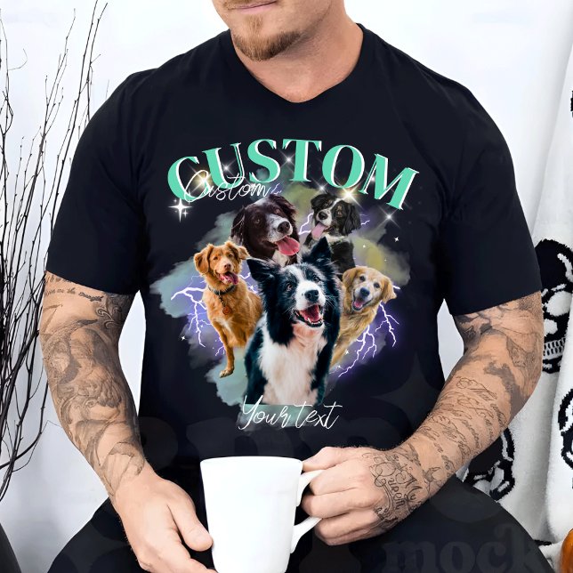 Vintage 90er Bootleg Idee hier Geschenke T-Shirt (Von Creator hochgeladen)