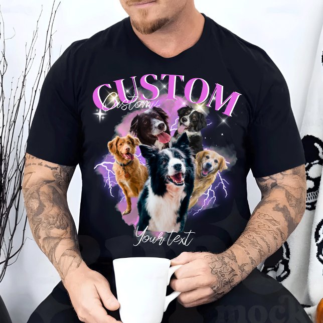 Vintage 90er Bootleg Idee hier Geschenke T-Shirt (Von Creator hochgeladen)