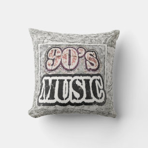 Vintage 90er Jahre Musik - Kissen
