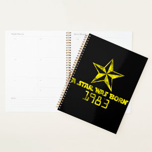 Vintage A Star Est Né 1983 Yellow Star