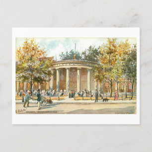 Vintage Aachen Deutschland Elisenbrunnen Postkarte