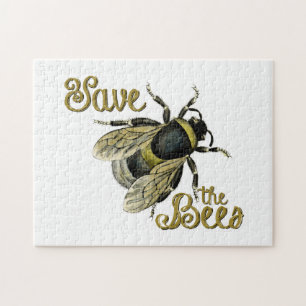 Vintage Abbildung der Bienen Gerettet