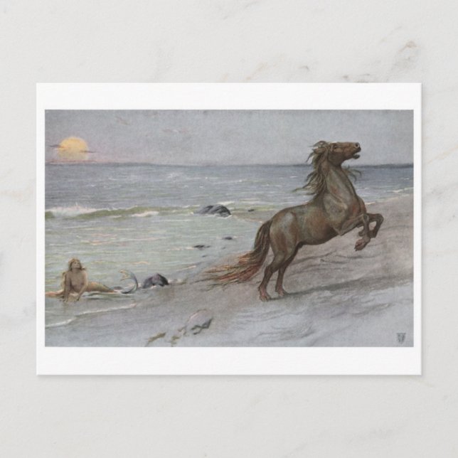 Vintage Abbildung Postcard Postkarte (Vorderseite)