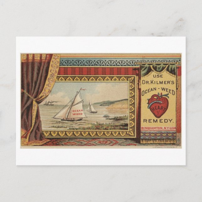Vintage Abbildung Postcard Postkarte (Vorderseite)