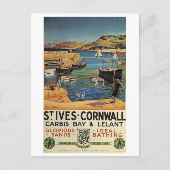 Vintage Abbildung Postcard Postkarte (Vorderseite)