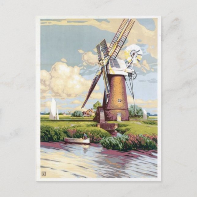 Vintage Abbildung Postcard Postkarte (Vorderseite)