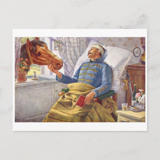 Vintage Abbildung Postcard Postkarte (Vorderseite)