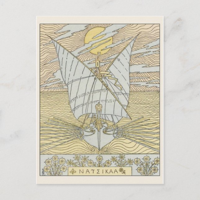 Vintage Abbildung Postcard Postkarte (Vorderseite)