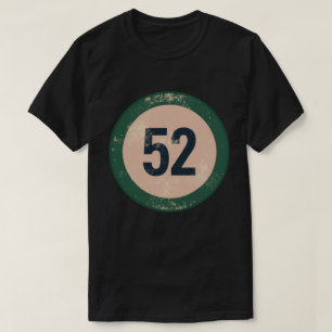 Vintage abgenutzte Nummer 51 T-Shirt