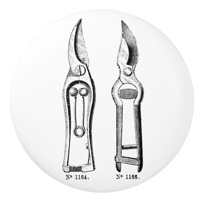 VINTAGE ABLASTKnöpfe Keramikknauf (Vorderseite)