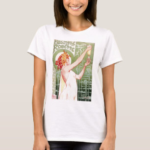 Vintage Absinth Robette und Jugendstil T-Shirt