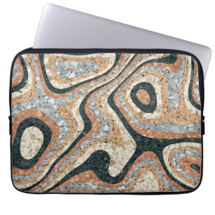 Vintage-Abstrakt Quarzstein Natürlich Laptopschutzhülle