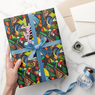 Vintage Abstrakte Kunst von Henry Lyman Sayen Geschenkpapier