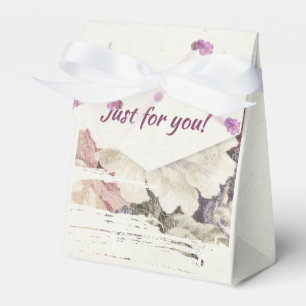 Vintage abstrakte Rose Geschenkschachtel