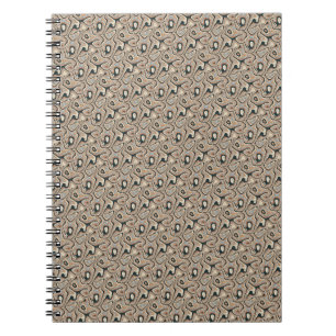 Vintage abstraktes Quarzstein-Naturdesign Notizblock