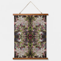 Vintage-Abstraktion von Crabapple-Blüten