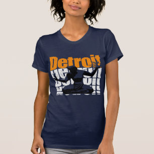 Vintage Achtzigerjahre DETROIT (beunruhigter T-Shirt