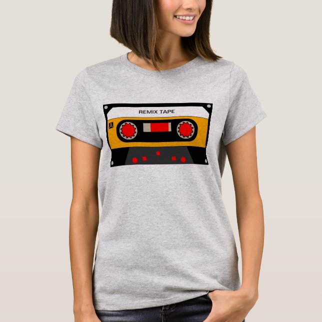 Vintage Achtzigerjahre Kassette T-Shirt (Vorderseite)