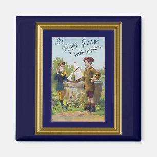 Vintage-Acme-Seifen-Werbung Magnet
