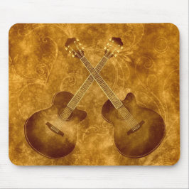 Vintage Acoustic Guitars Mousepad