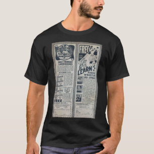 Vintage Ad old Comic Ästhetik T-Shirt