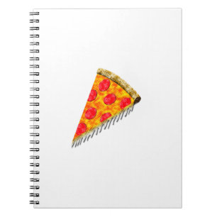 Vintage Ad Pizza Slice Notizblock