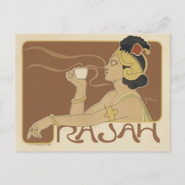 Vintage Ad Poster Postkarte (Vorderseite)