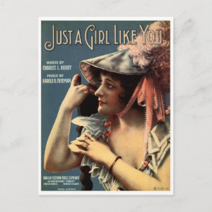 Vintage Ad Poster Postkarte