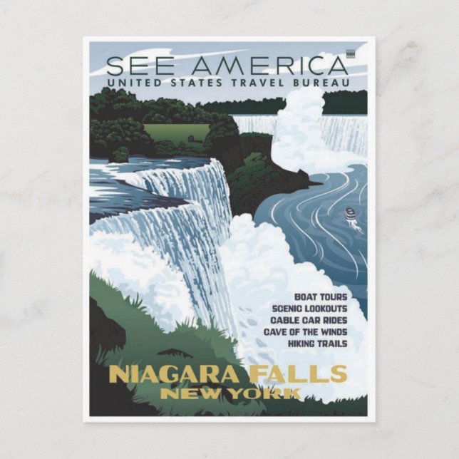 Vintage Ad Poster Postkarte (Vorderseite)