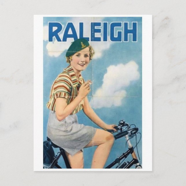 Vintage Ad Poster Postkarte (Vorderseite)