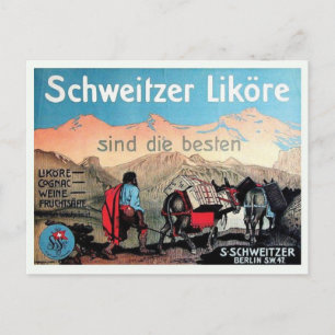 Vintage Ad Poster Postkarte