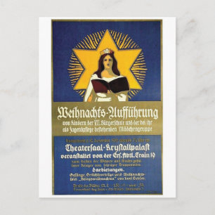 Vintage Ad Poster Postkarte