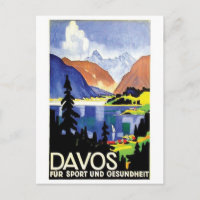 Vintage Ad Poster Postkarte