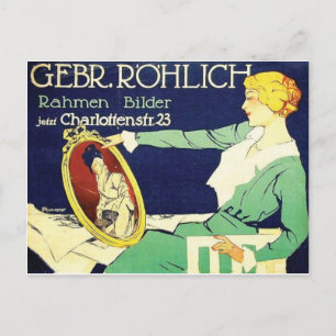 Vintage Ad Poster Postkarte