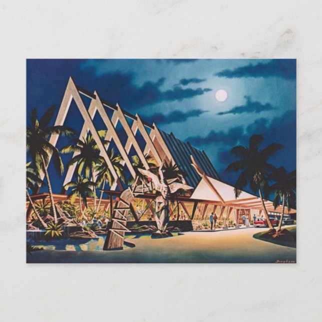 Vintage Ad Poster Postkarte (Vorderseite)