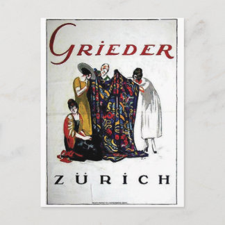 Vintage Ad Poster Postkarte
