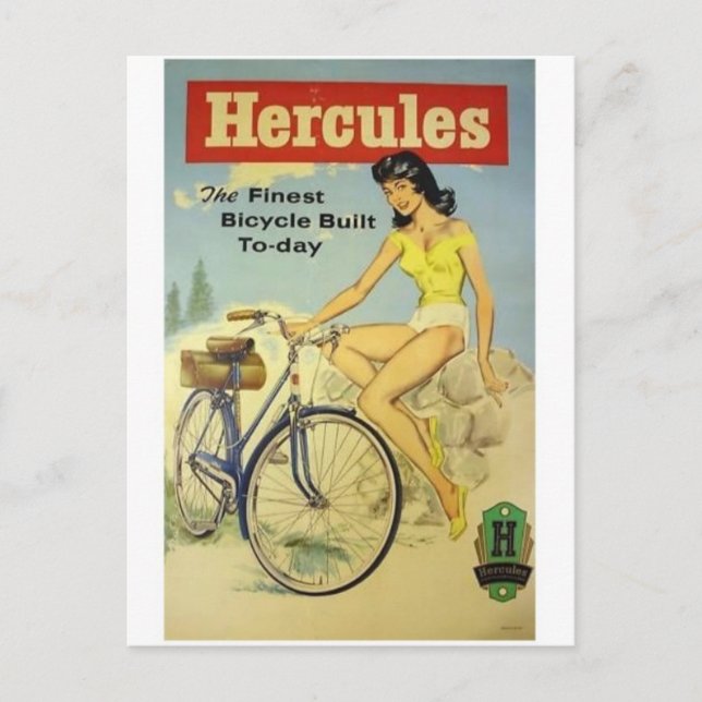 Vintage Ad Poster Postkarte (Vorderseite)