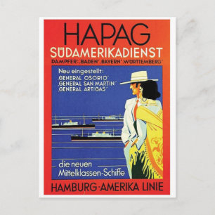 Vintage Ad Poster Postkarte