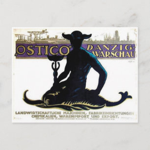 Vintage Ad Poster Postkarte