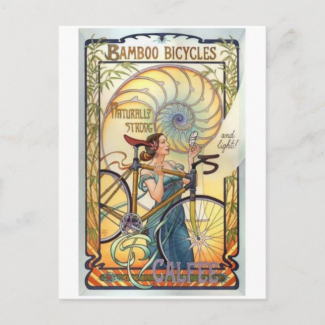 Vintage Ad Poster Postkarte (Vorderseite)