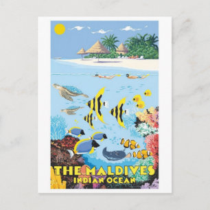 Vintage Ad Poster Postkarte