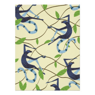 Vintage Affen Poster