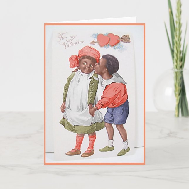 Vintage afrikanische amerikanische Karte des (Vorderseite)