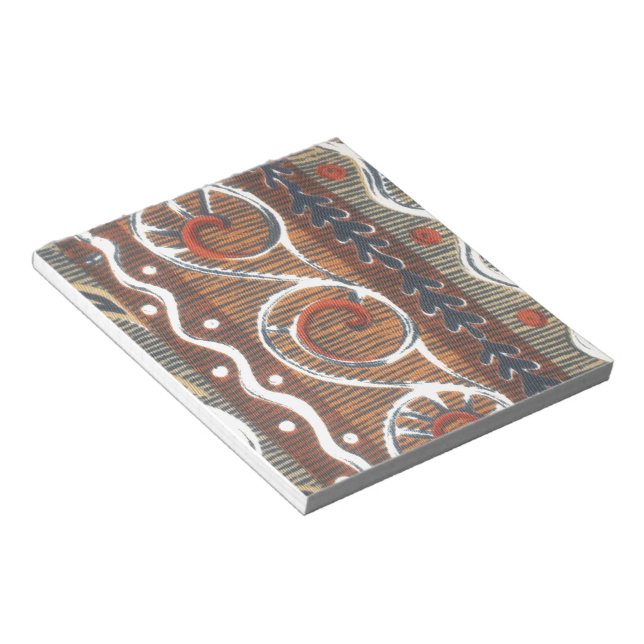 Vintage afrikanische Motist Art Print Notizblock (angewinkelt)