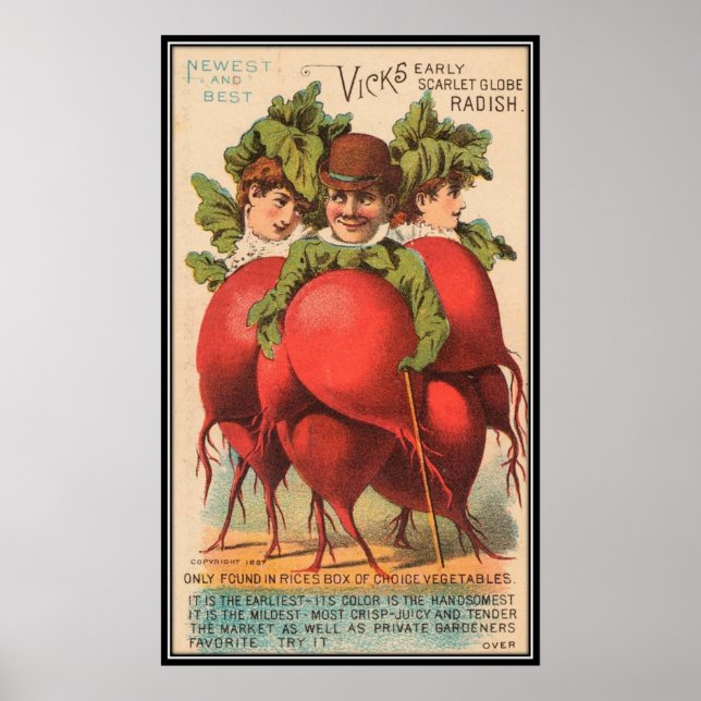 Vintage : agriculture advertising - poster (Vorne)