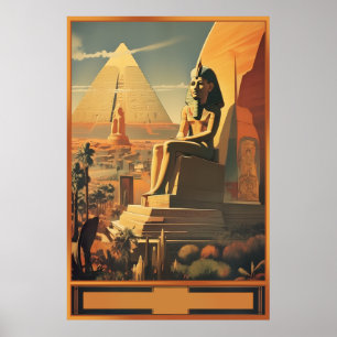 Vintage Ägypten Erkunden Sie Ägypten Poster