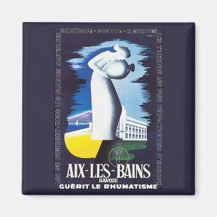 Vintage Aix-Les-Bains Magnet