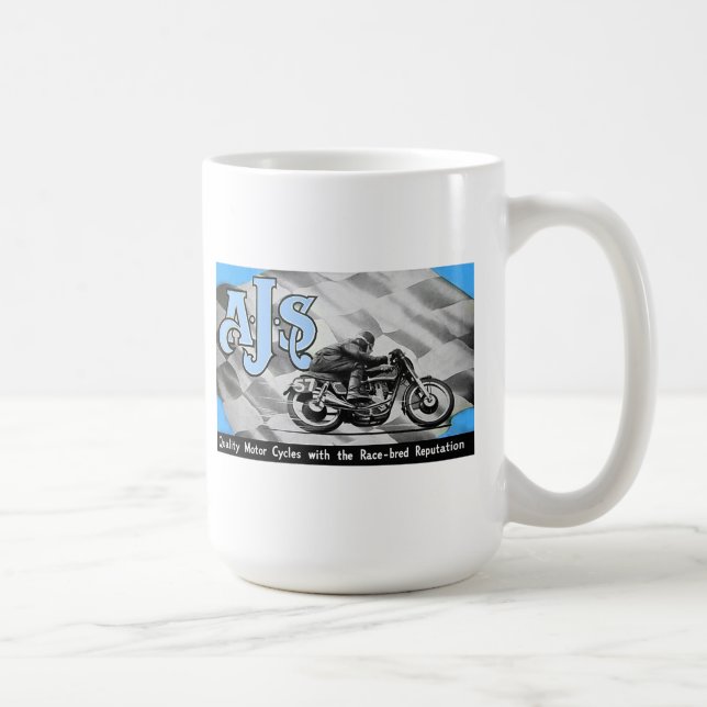 Vintage AJS-Motorräder Kaffeetasse (Rechts)